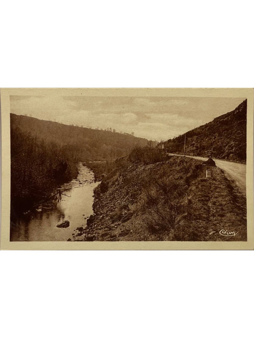 Recto de la carte postale