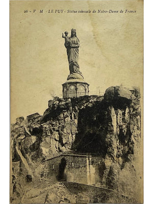 Le Puy-en-Velay – Statue Notre-Dame de France – CPA n°26