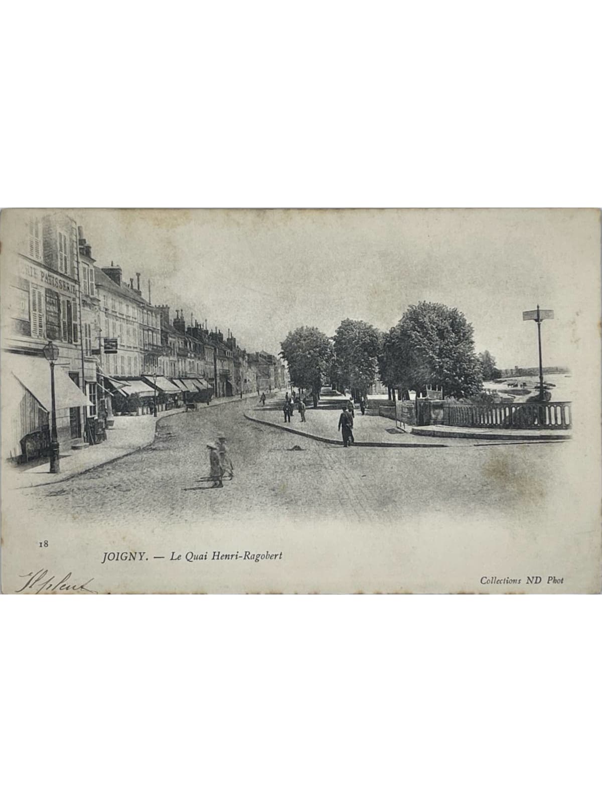 Recto de la carte postale