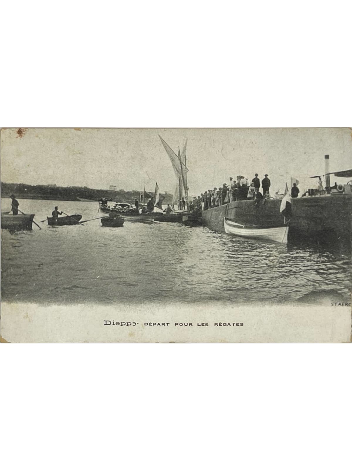 Recto de la carte postale