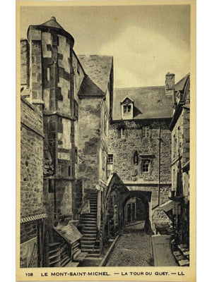 Le Mont-Saint-Michel – La Tour du Guet – CPA LL n°108