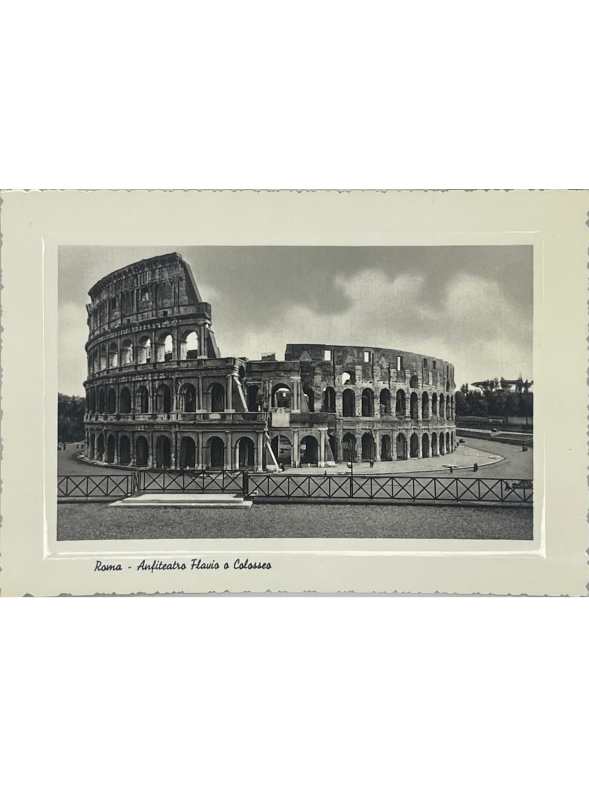 Recto de la carte postale