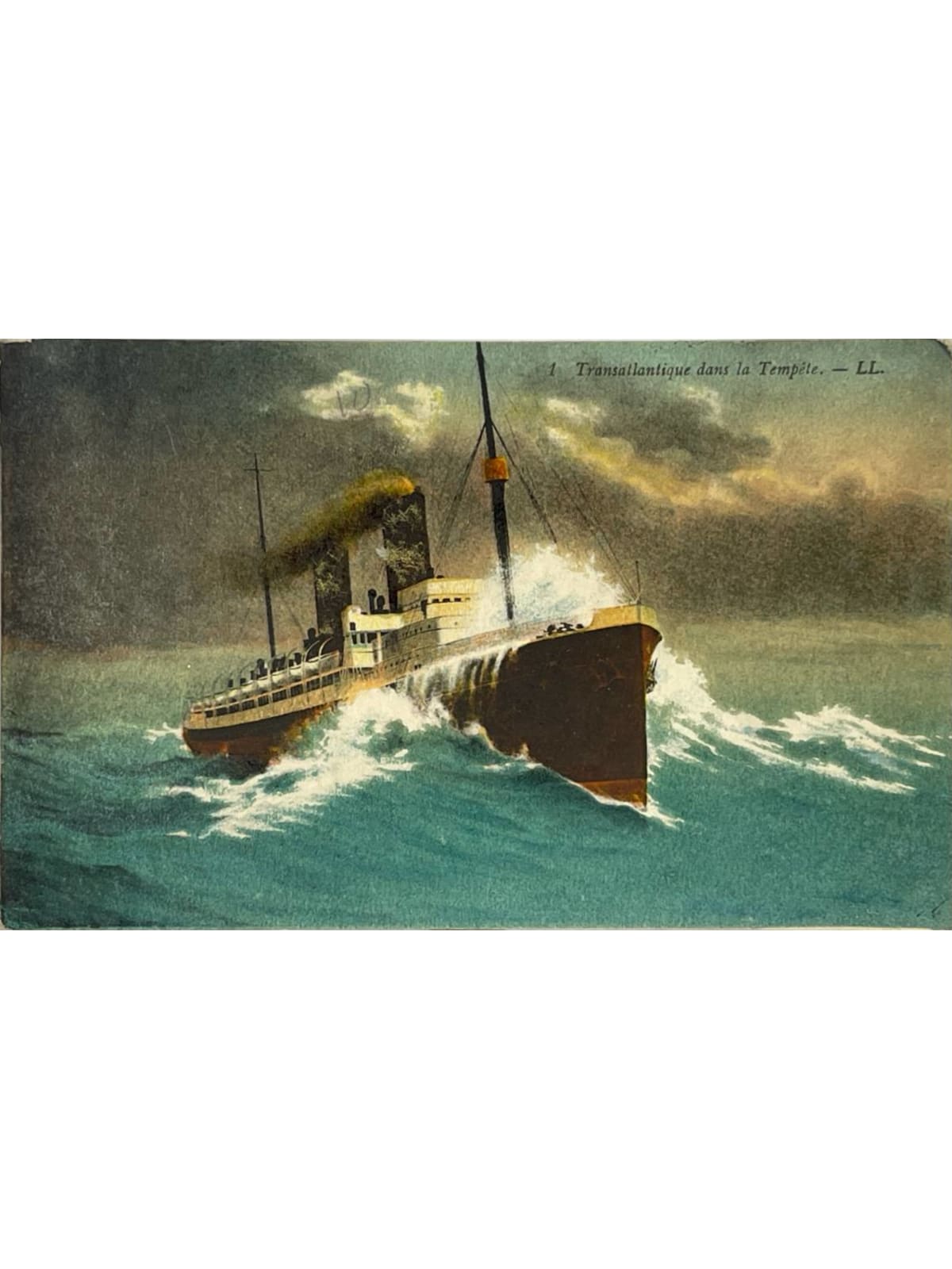 Recto de la carte postale