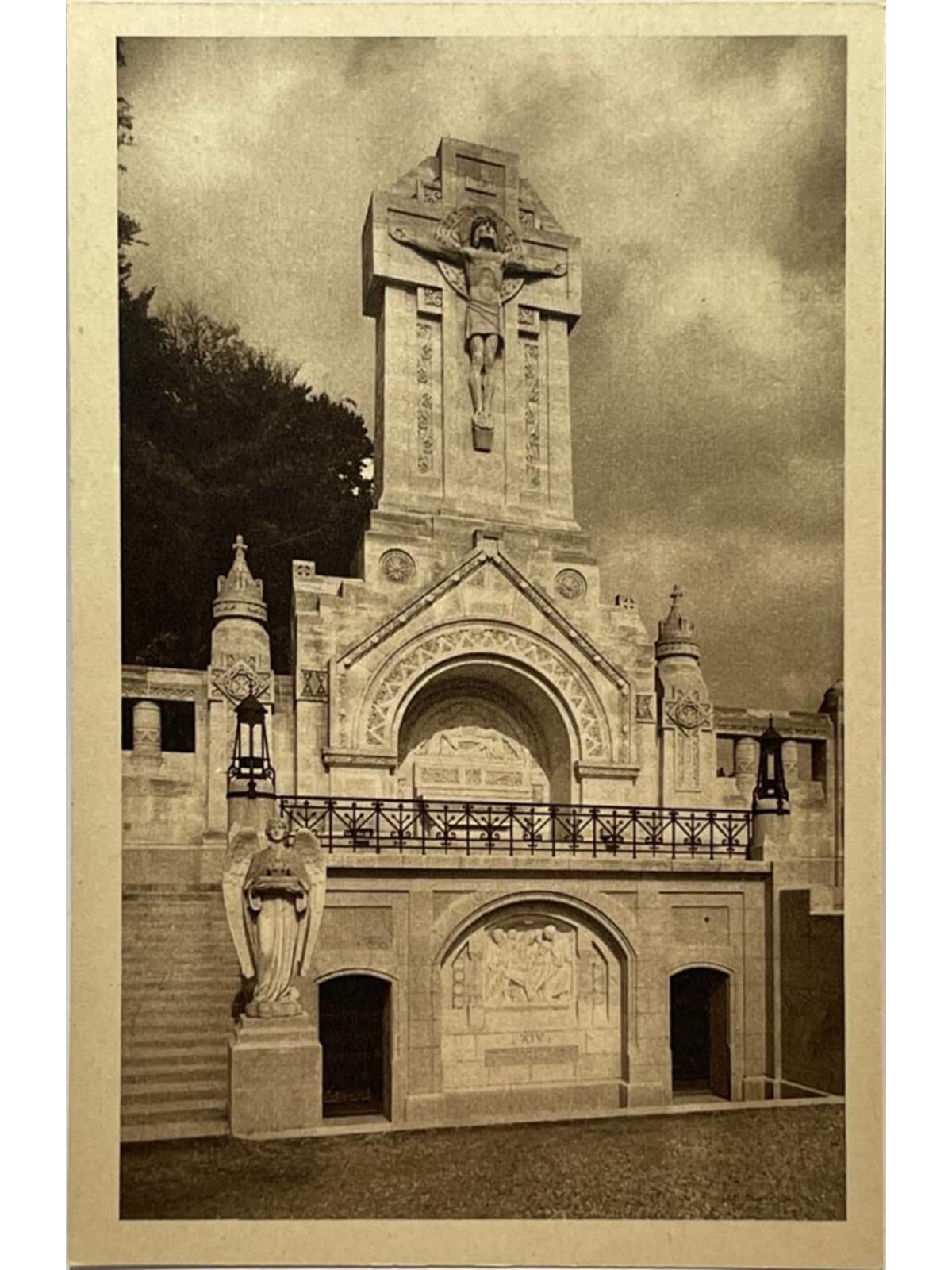 Recto de la carte postale