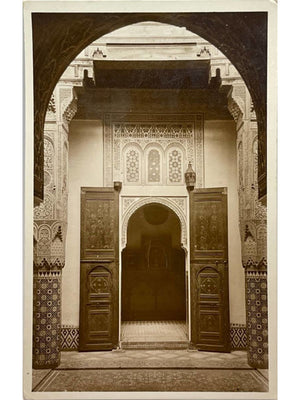 Meknès – Patio du Musée d’Art indigène Dar Jamaï – CPA n°729