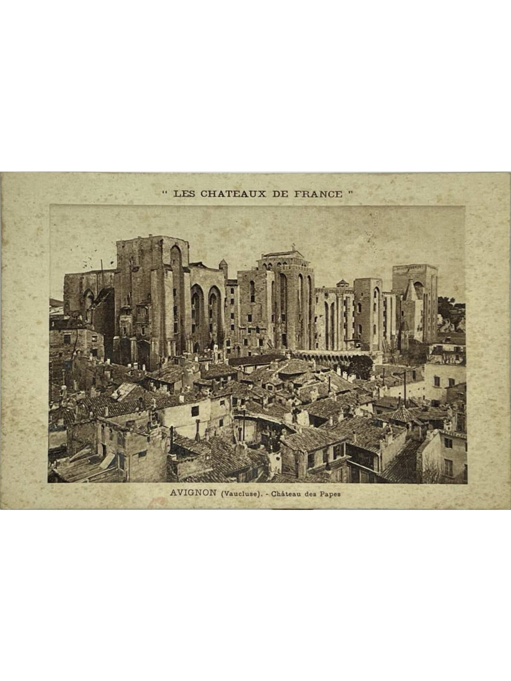 Recto de la carte postale