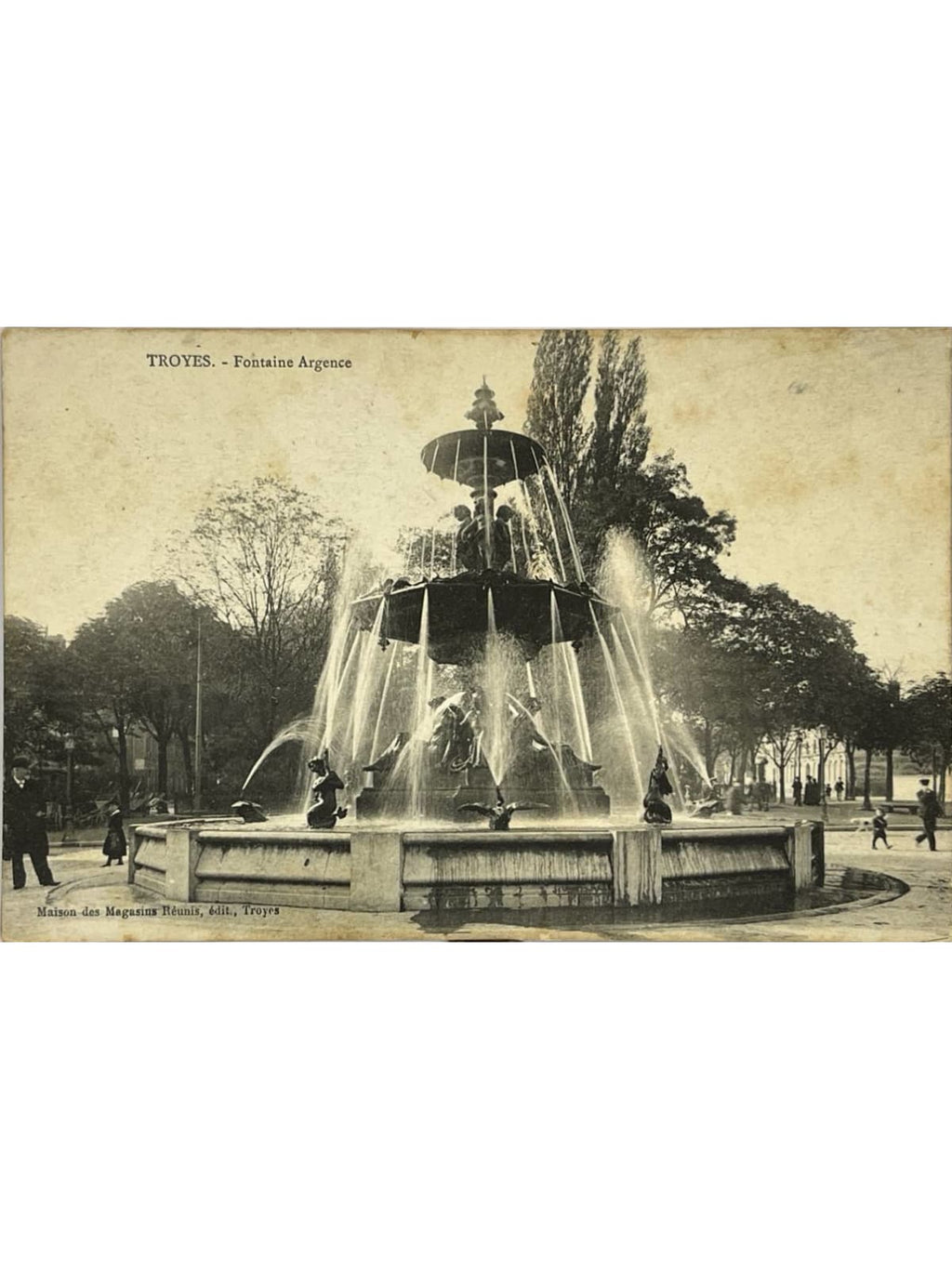 Recto de la carte postale