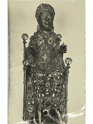 Conques – Statue-reliquaire de Sainte-Foy vue de face – CPSM n° 42