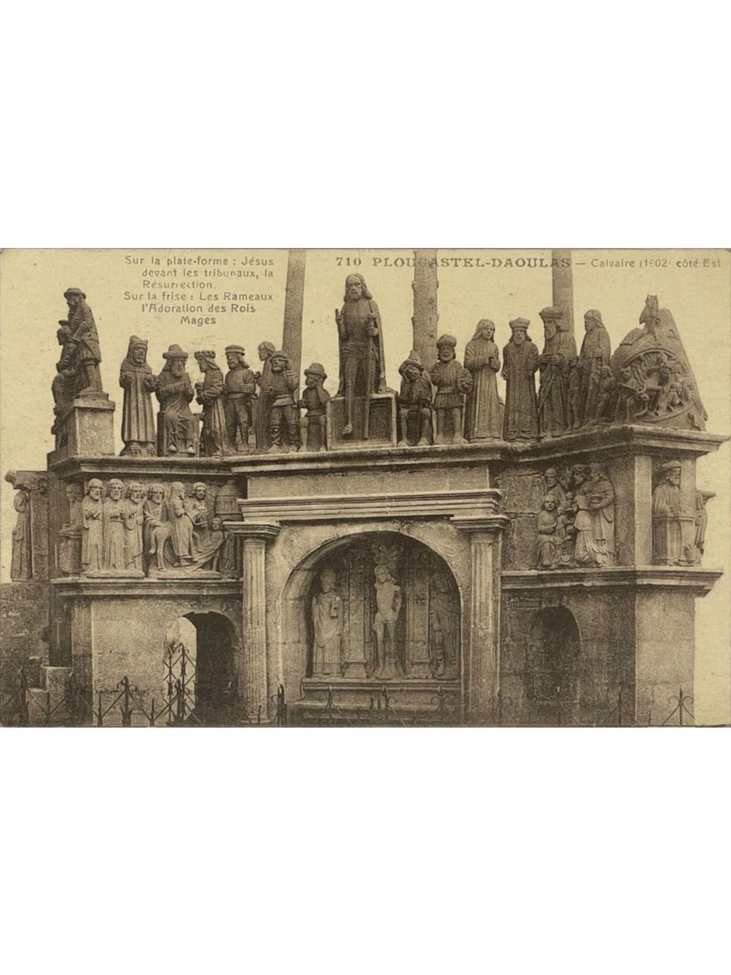 Recto de la carte postale