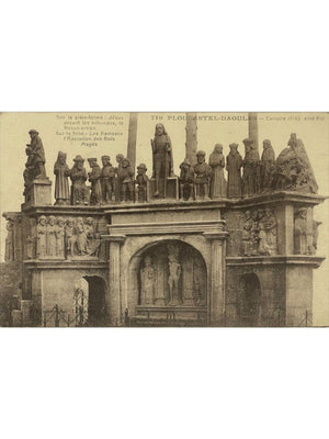 Plougastel-Daoulas – Calvaire de 1602, côté est – CPA n° 710