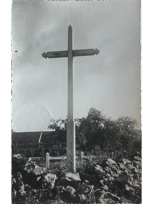 Touteuille (Nièvre) – La Croix – CPSM circulée en 1955
