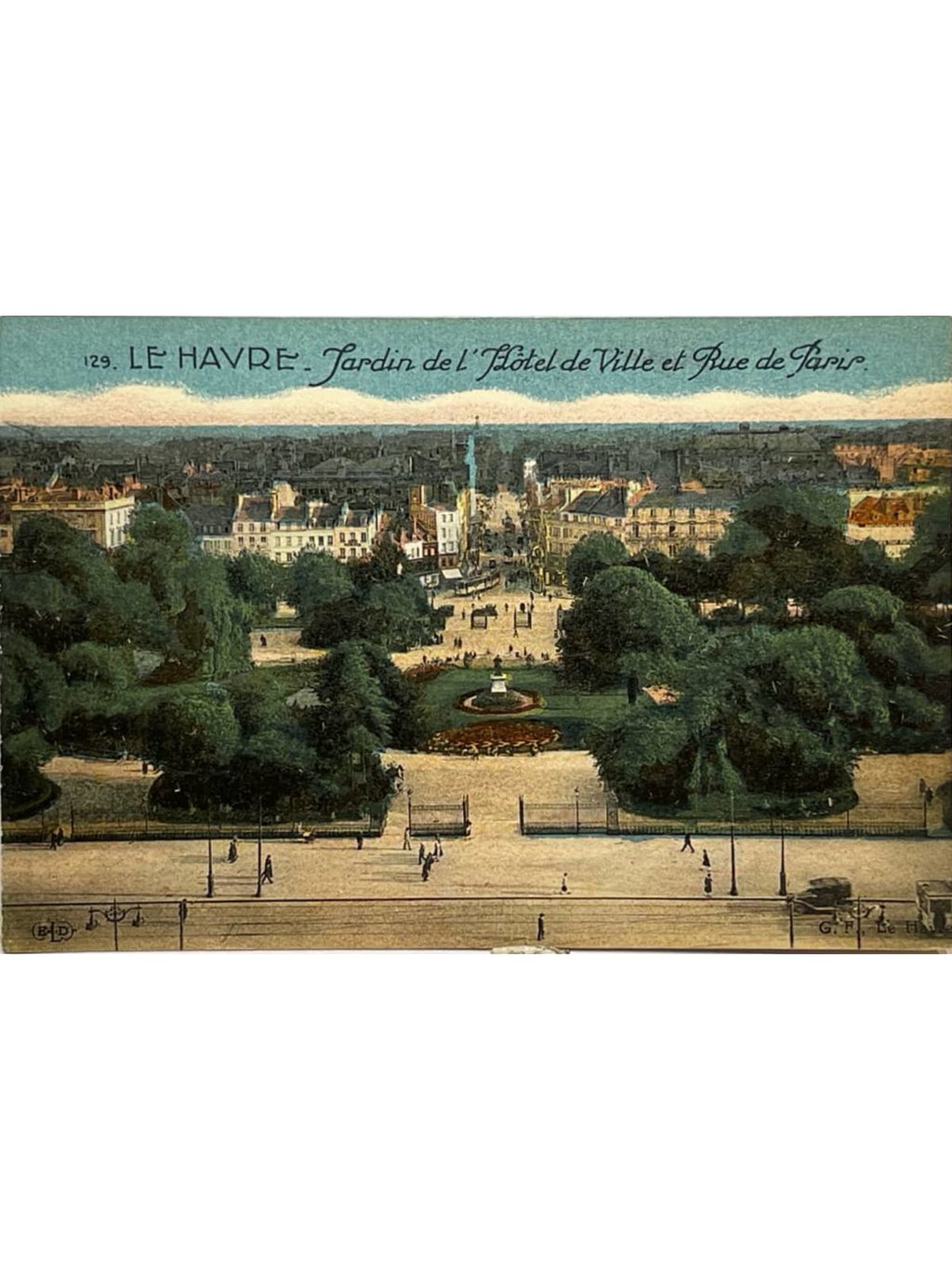 Recto de la carte postale