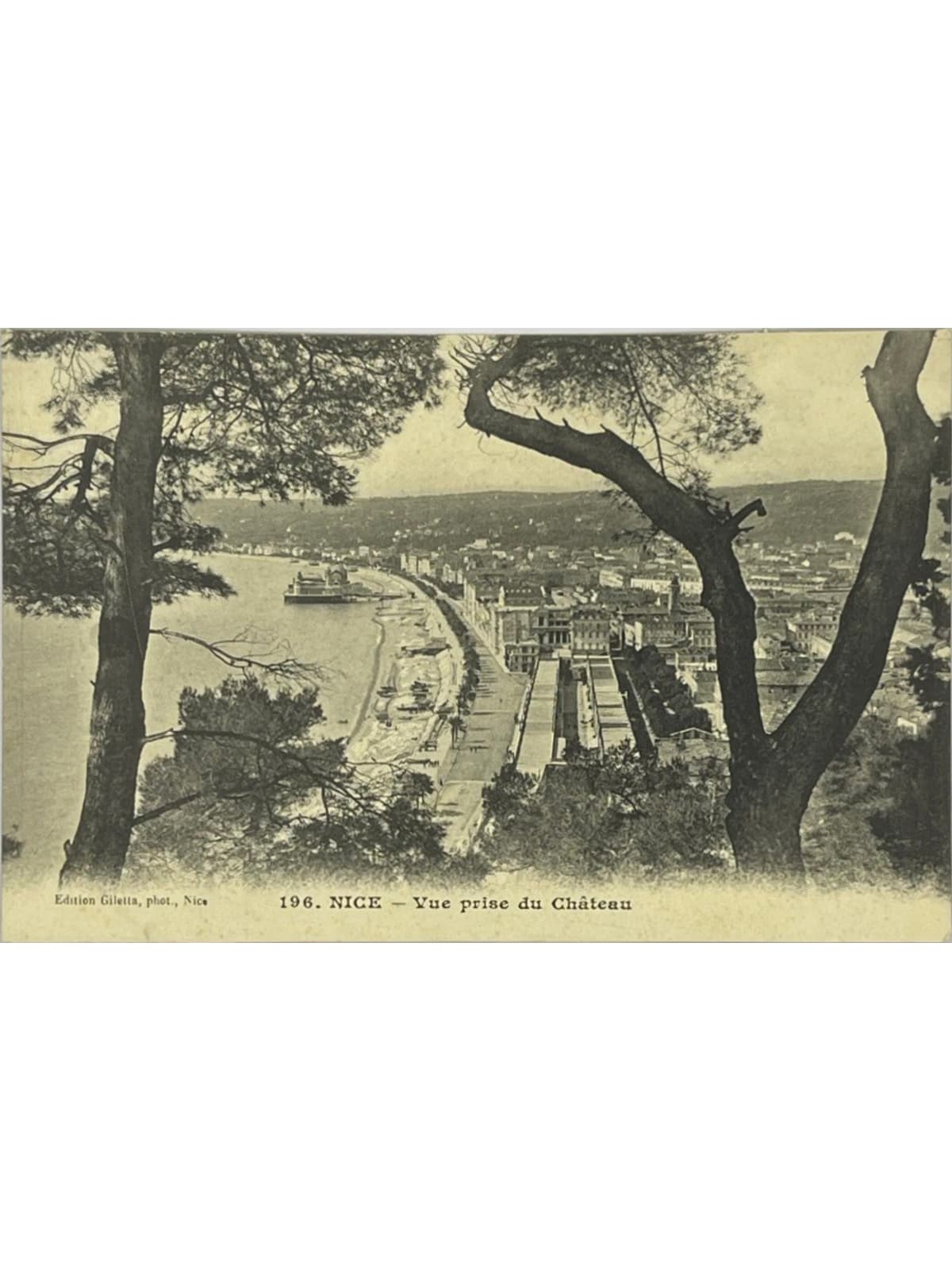 Recto de la carte postale