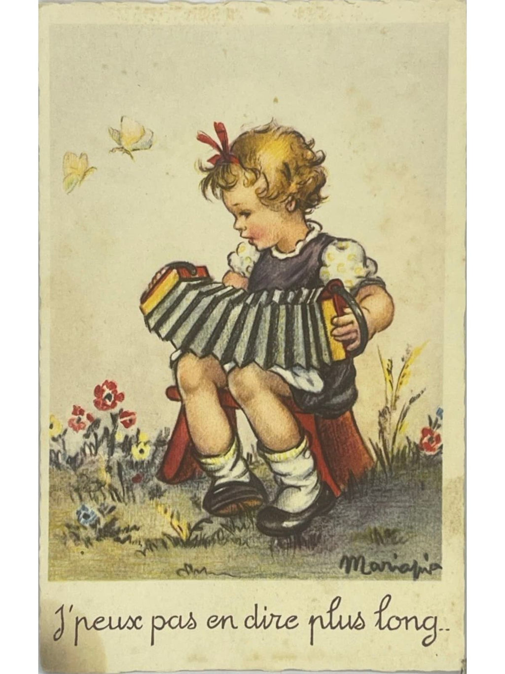 Recto de la carte postale