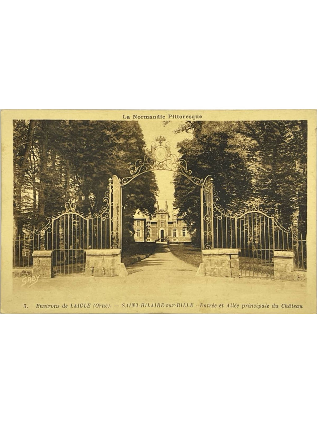 Recto de la carte postale