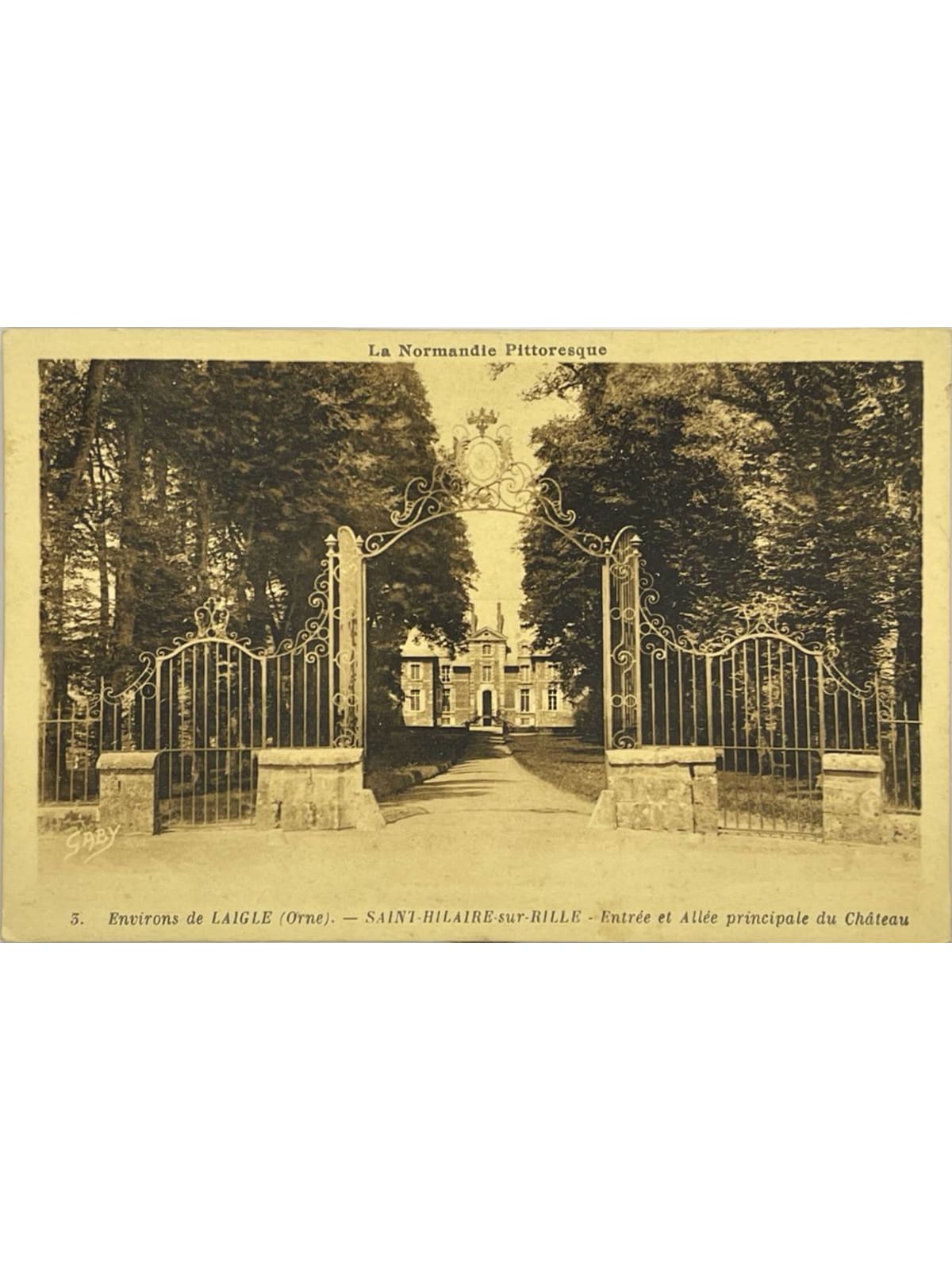 Recto de la carte postale
