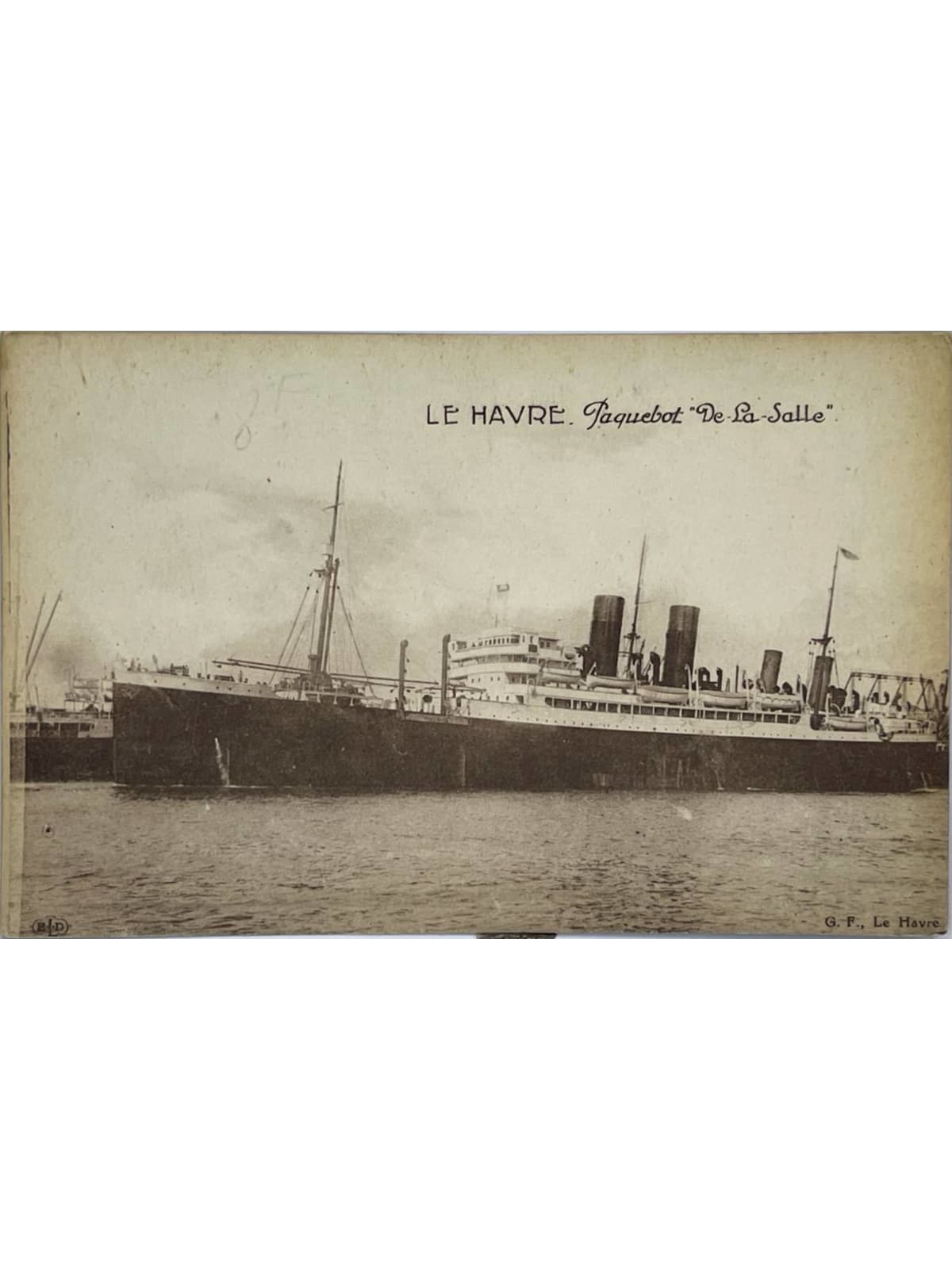 Recto de la carte postale