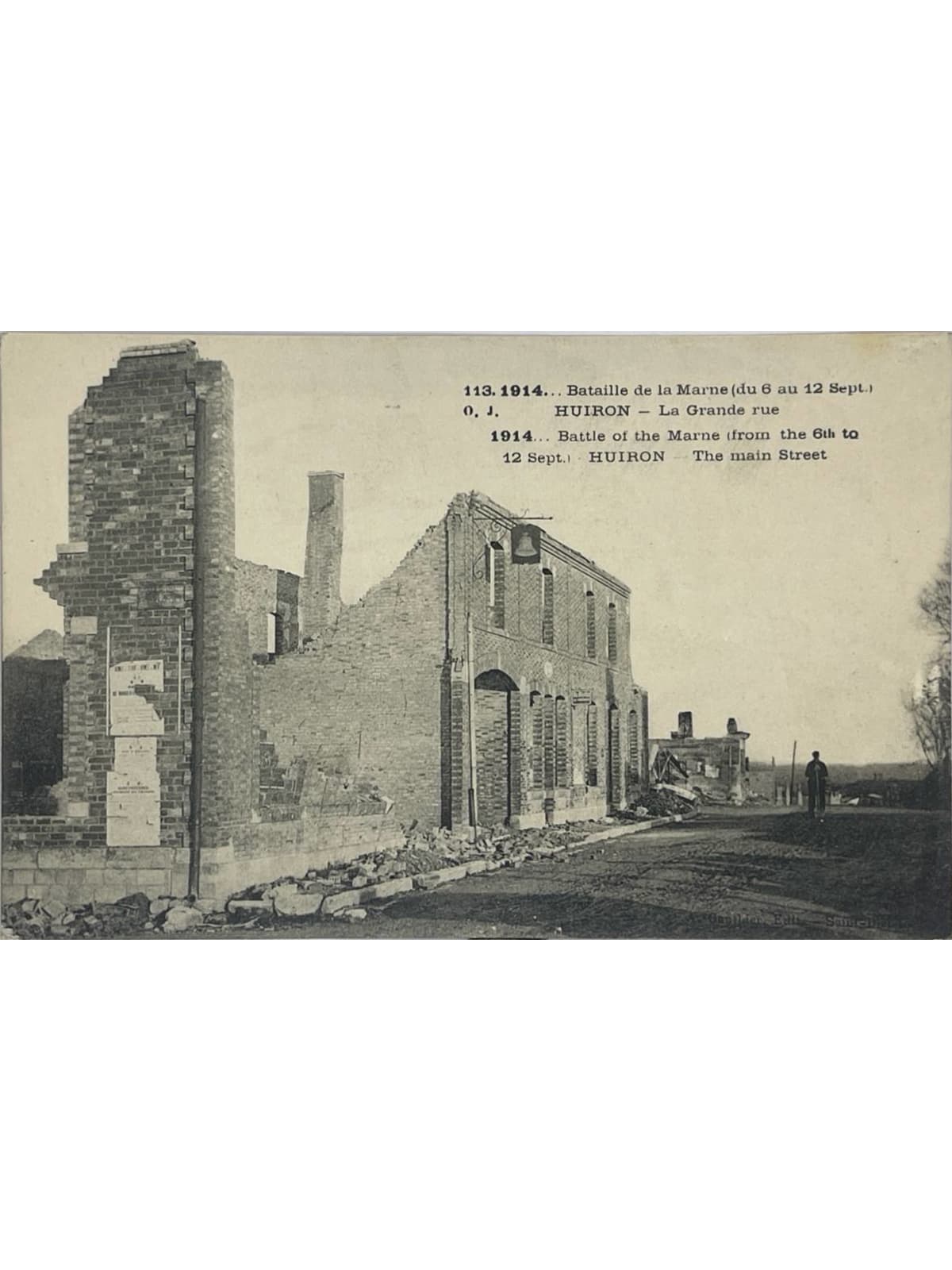 Recto de la carte postale