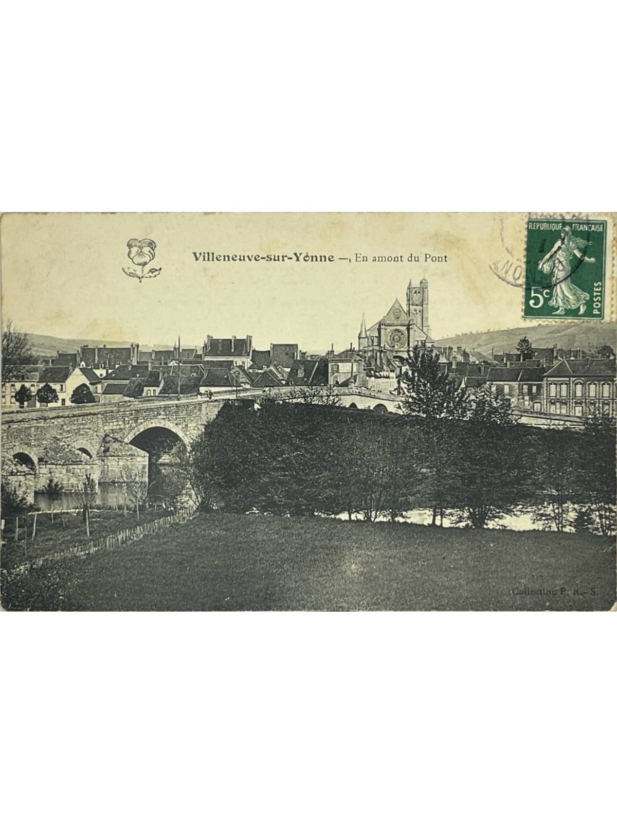 Recto de la carte postale