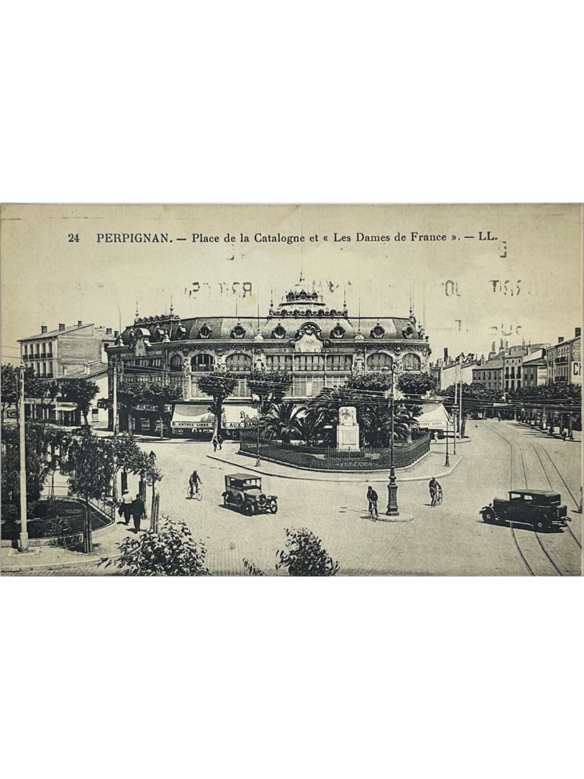 Recto de la carte postale