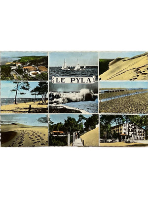 Carte postale – Le Pyla – Pyla-sur-Mer et grande dune – Carte multivues couleur 1962