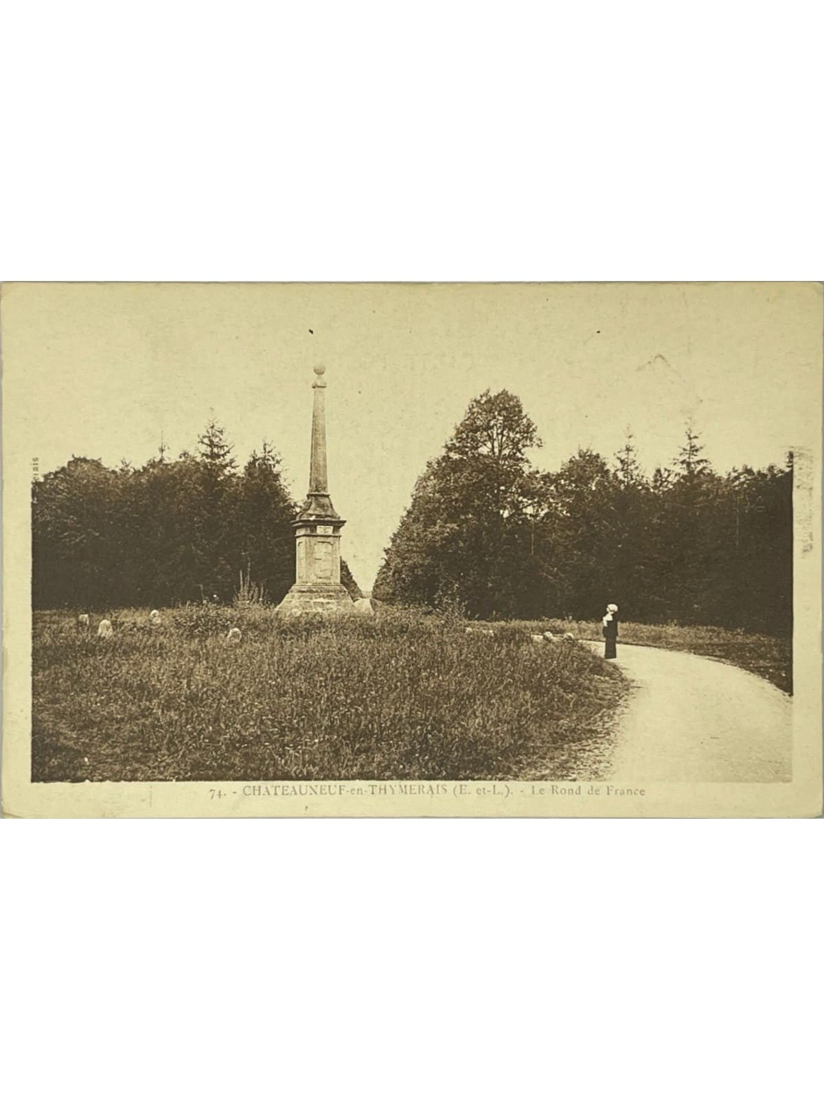 Recto de la carte postale