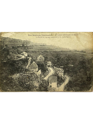 Saint-Nectaire-le-Haut – Route vers la vieille église – CPA n°12