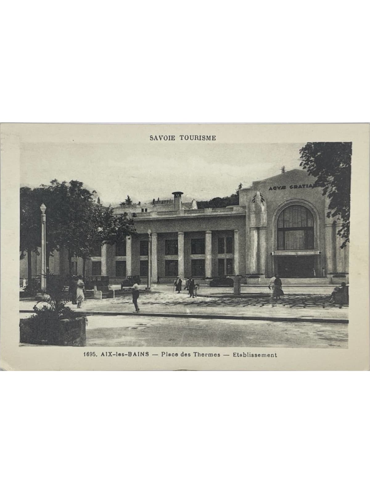 Recto de la carte postale