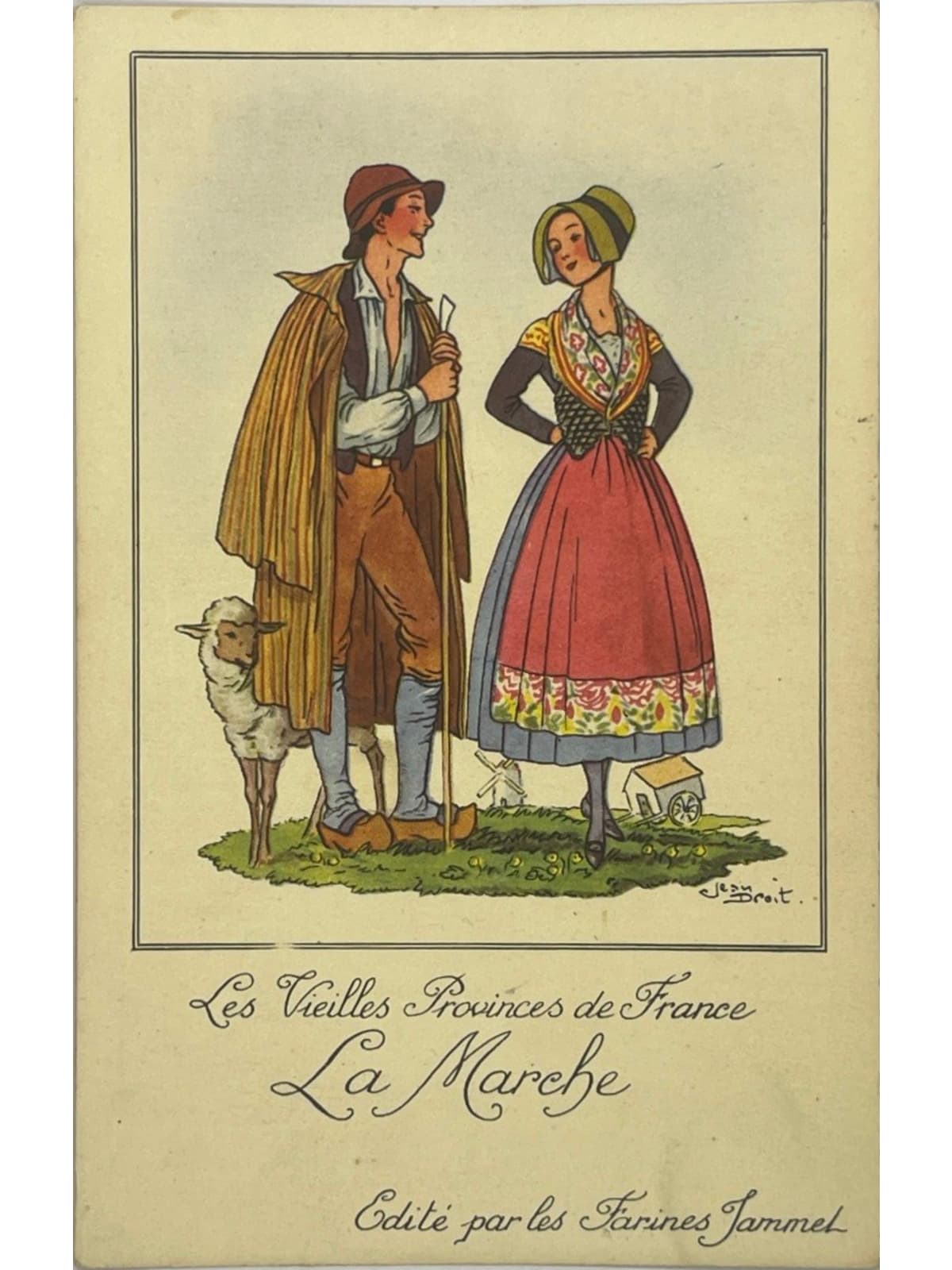 Recto de la carte postale