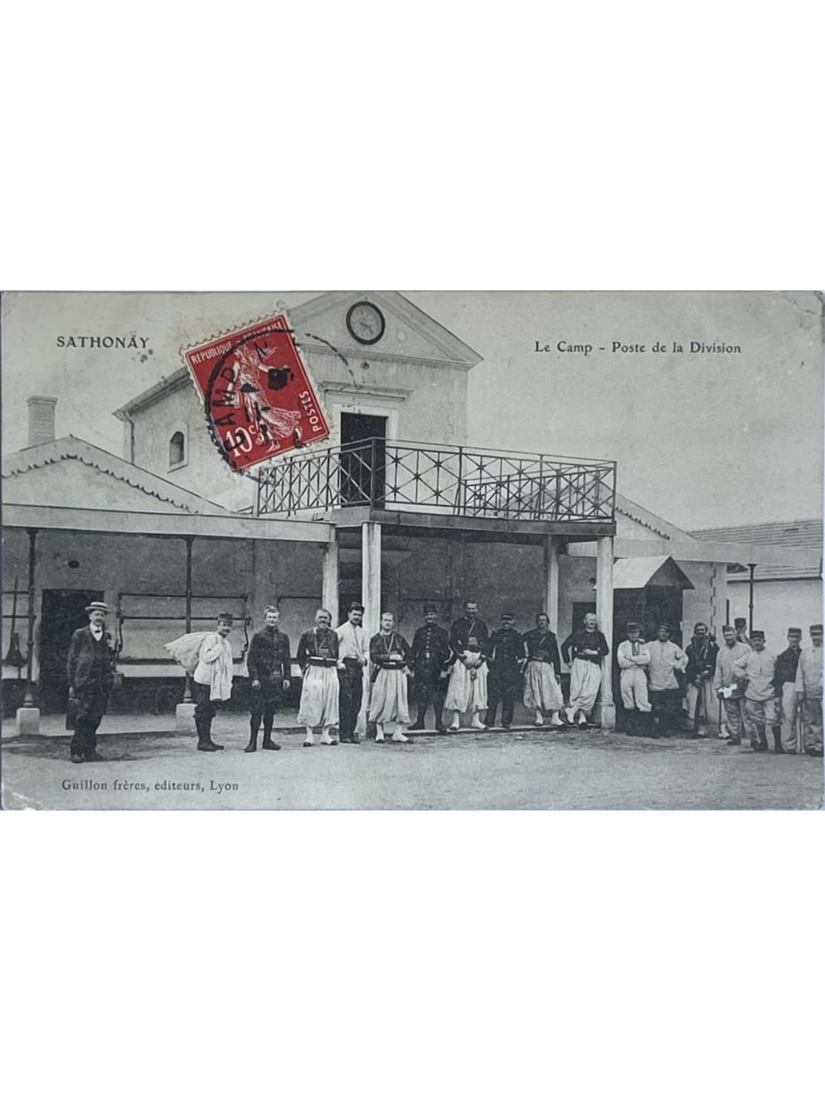 Recto de la carte postale