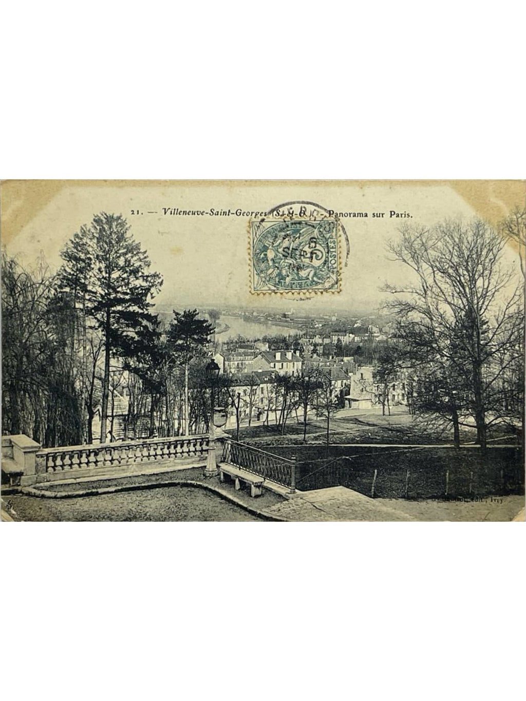Recto de la carte postale