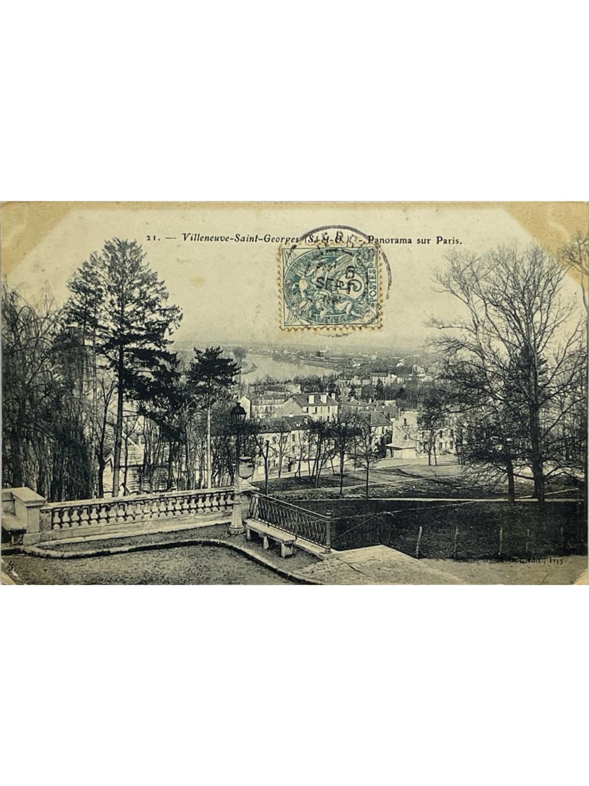 Recto de la carte postale