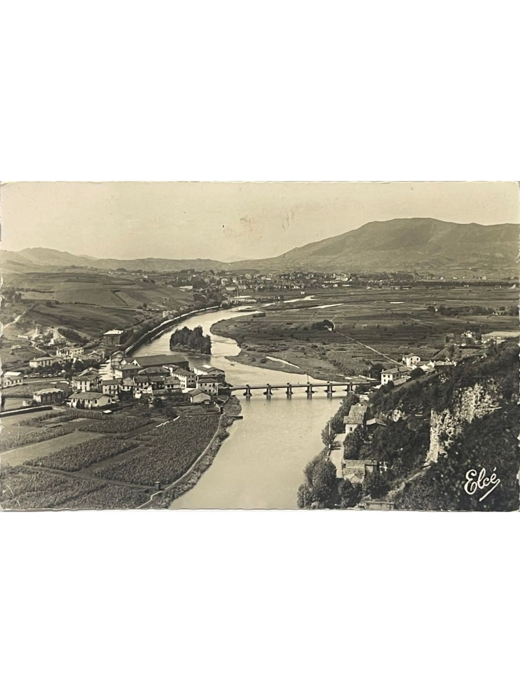 Recto de la carte postale