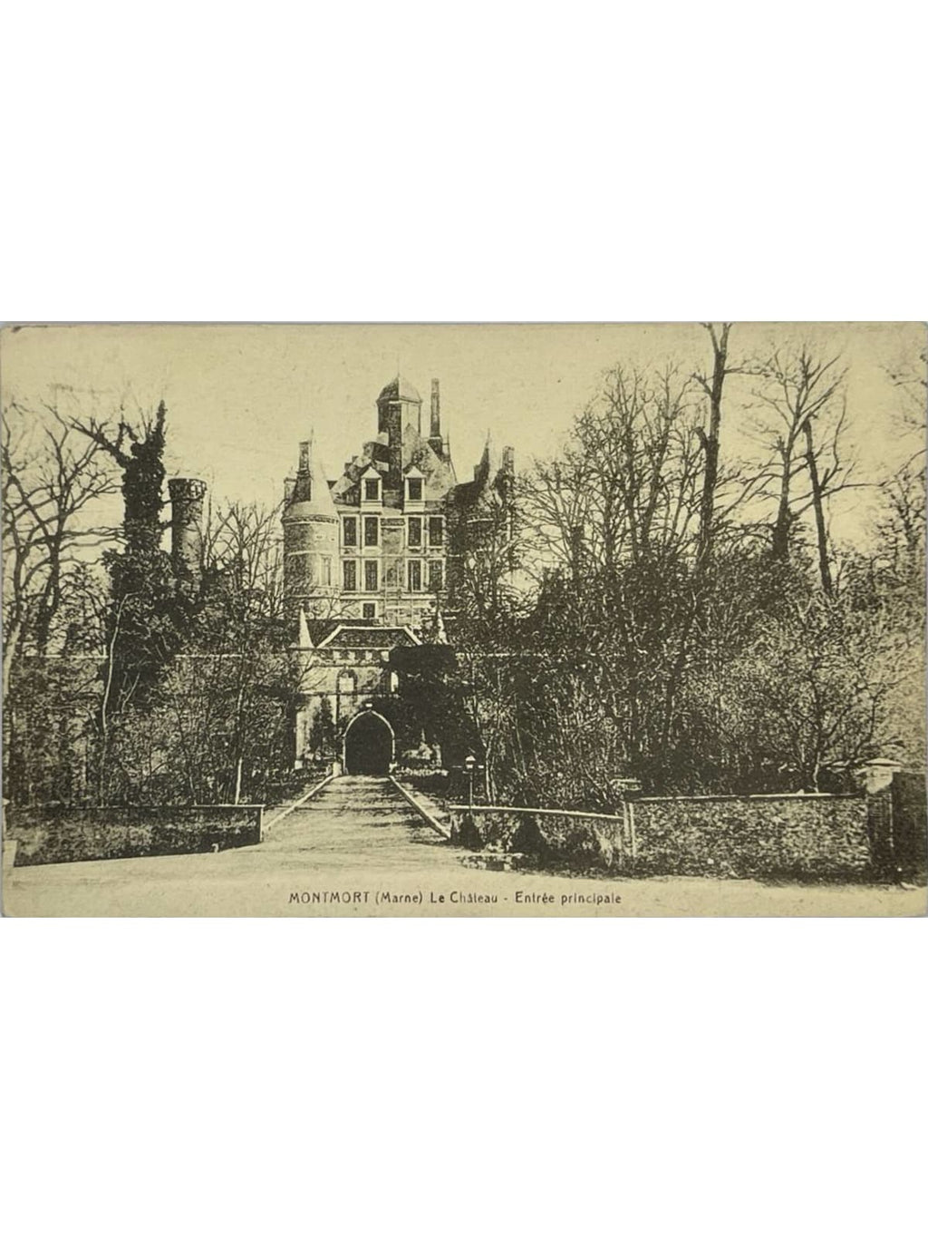 Recto de la carte postale