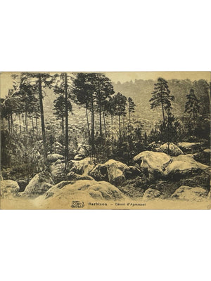 Barbizon – Désert d'Apremont, forêt de Fontainebleau – CPA LL
