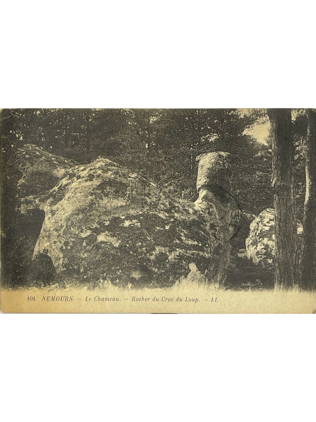Recto de la carte postale