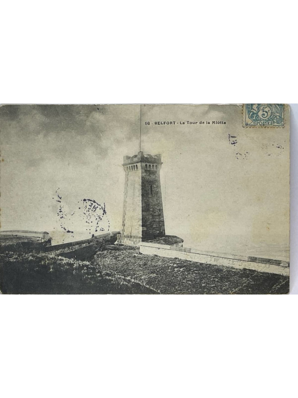 Recto de la carte postale