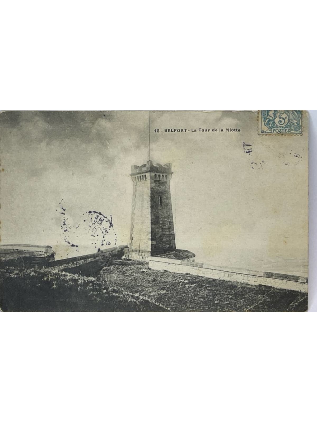 Recto de la carte postale