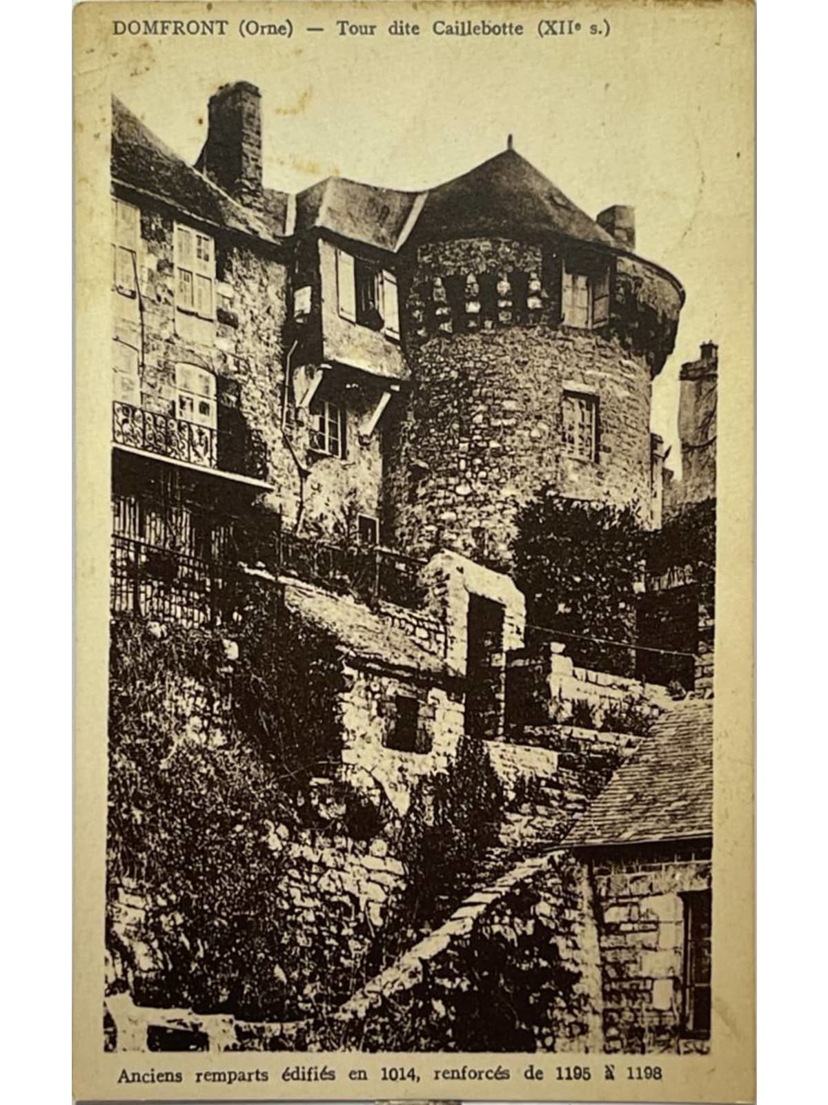 Recto de la carte postale