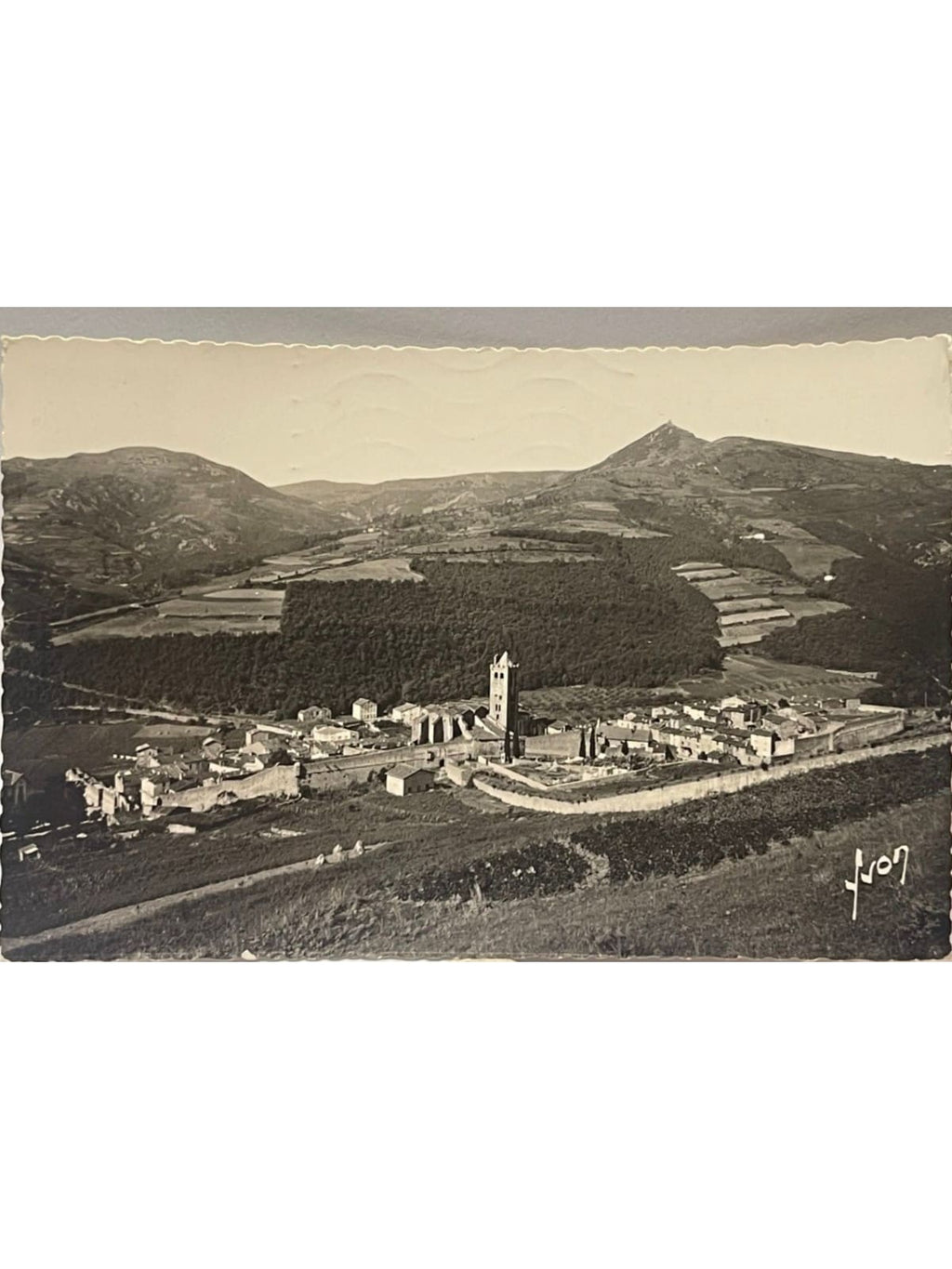 Recto de la carte postale