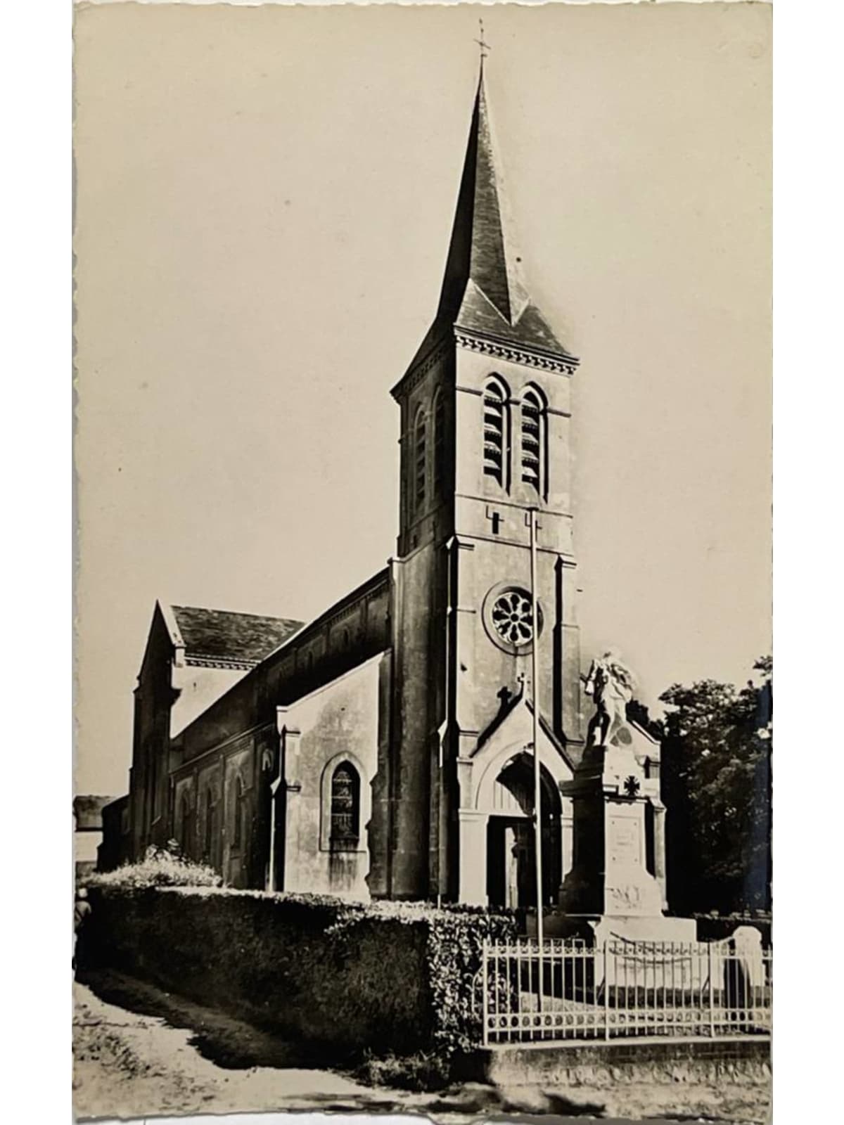 Recto de la carte postale