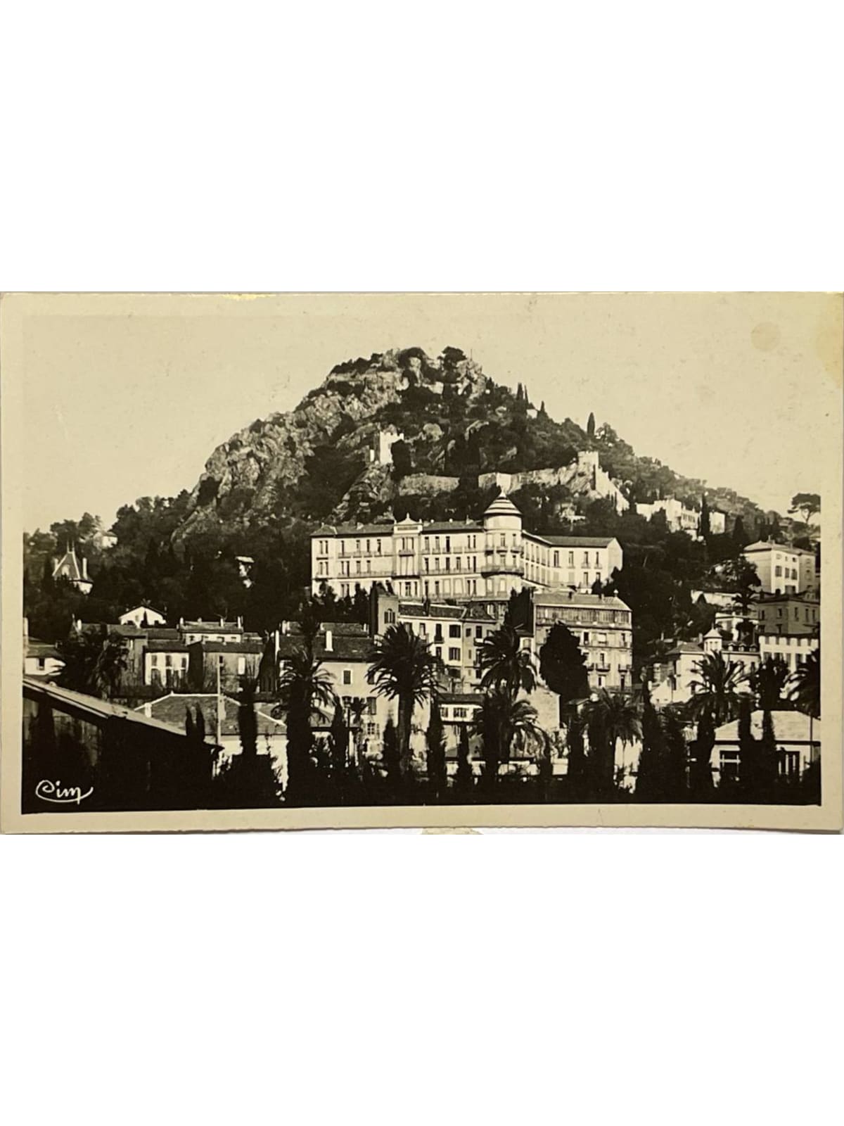 Recto de la carte postale