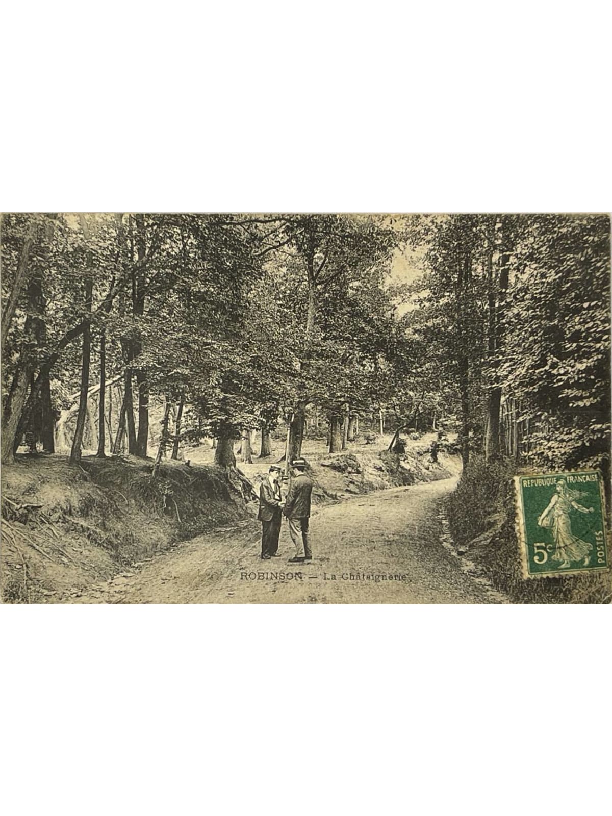Recto de la carte postale