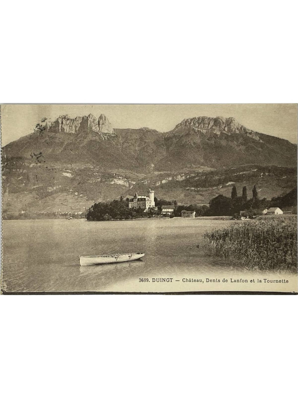 Recto de la carte postale
