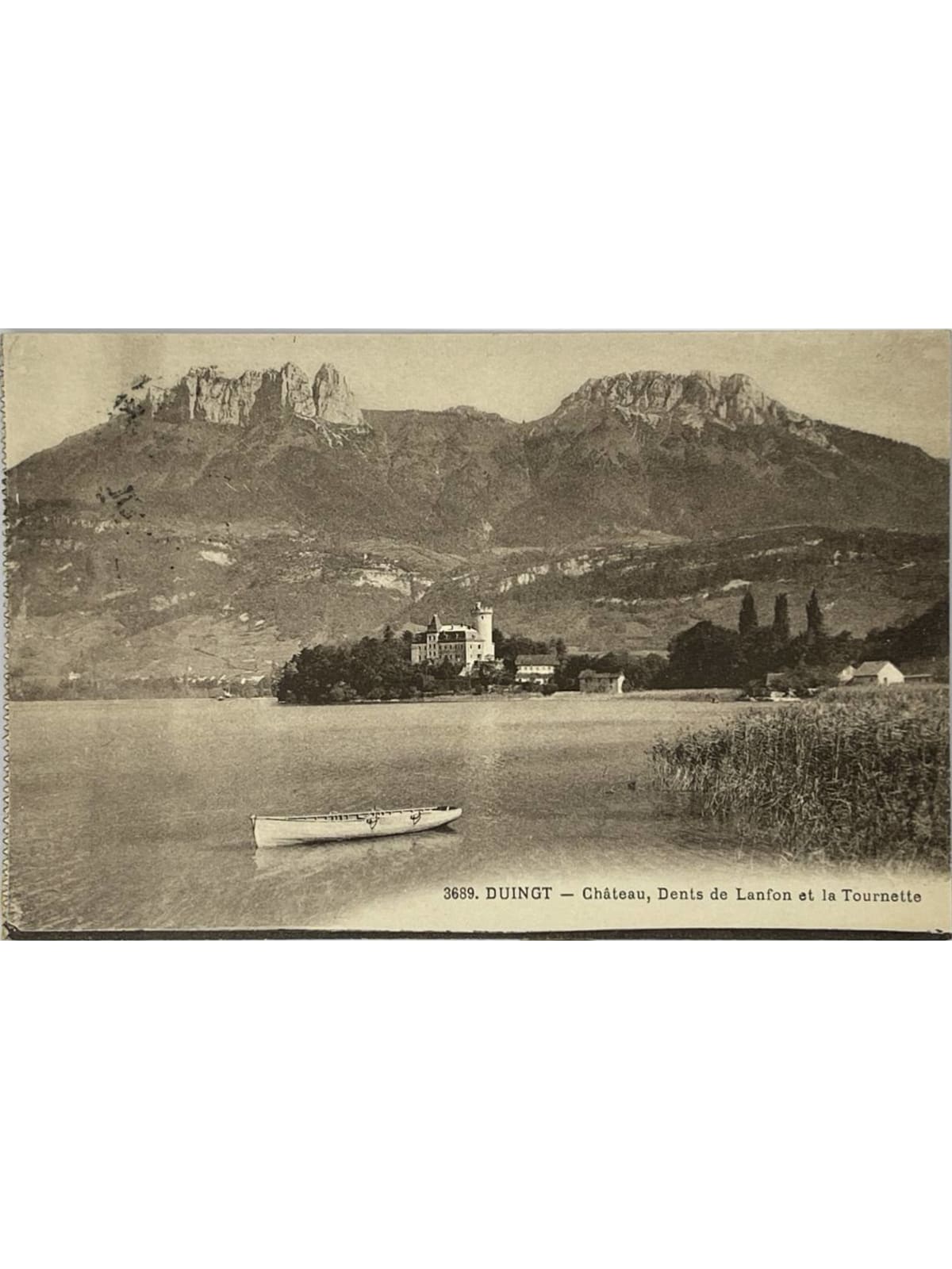 Recto de la carte postale