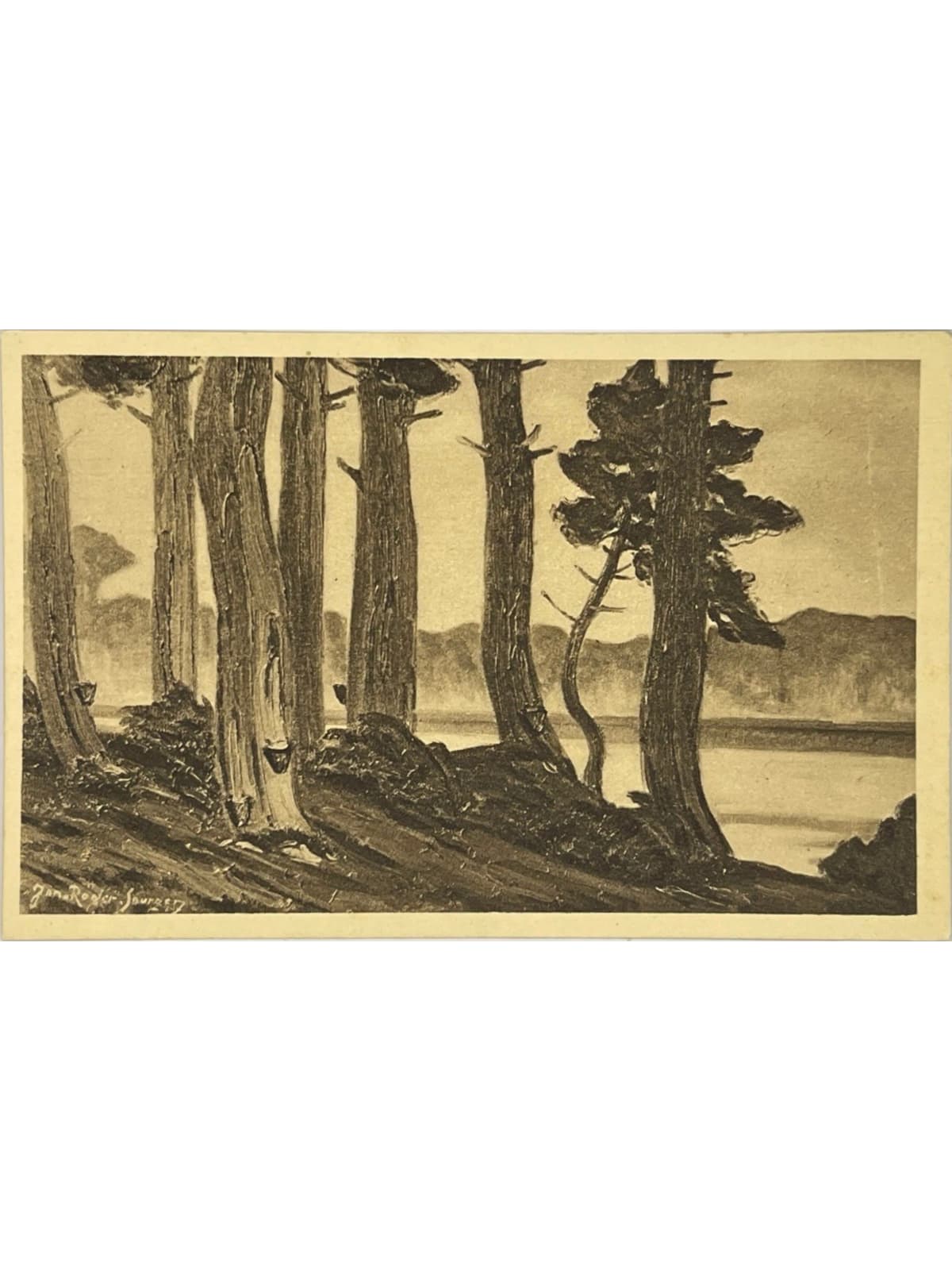 Recto de la carte postale