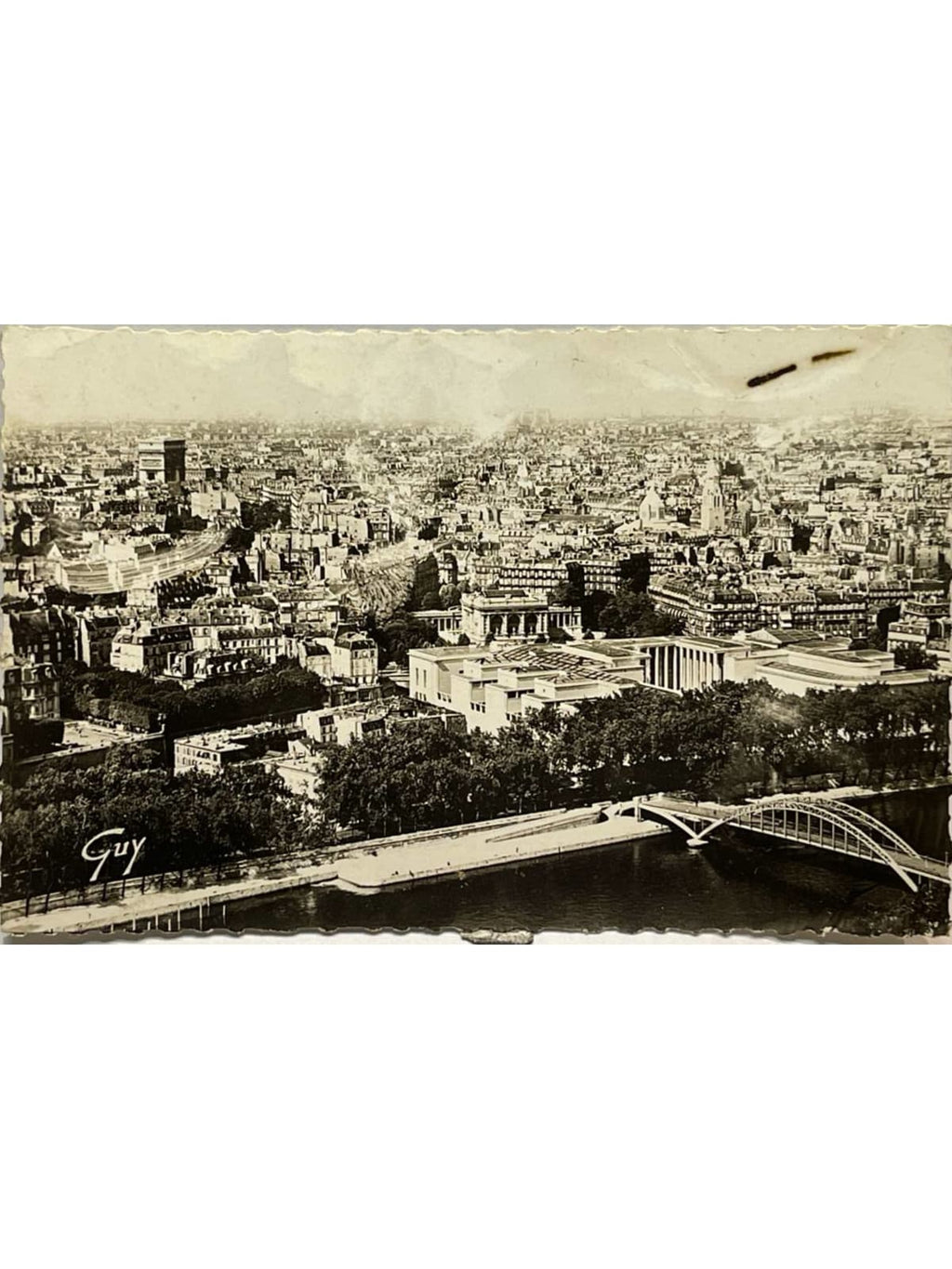 Recto de la carte postale