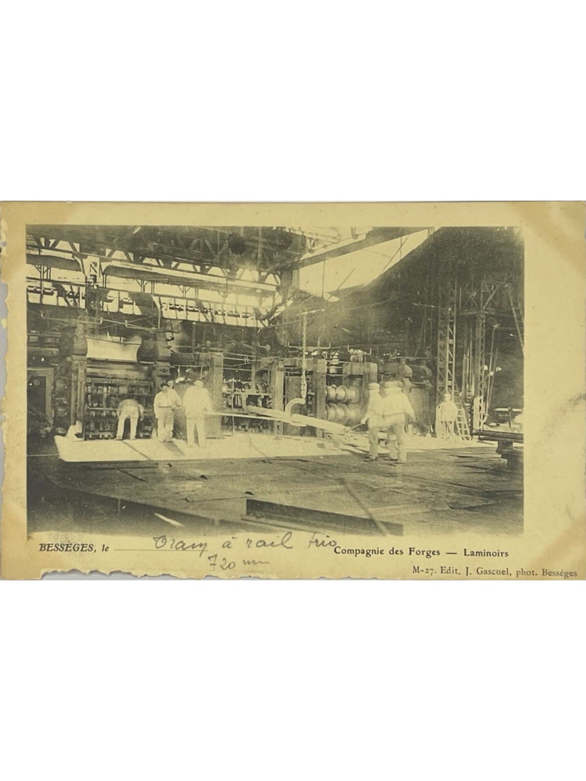 Recto de la carte postale