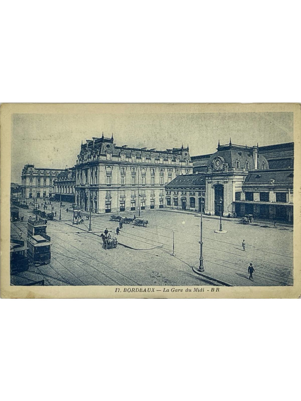 Recto de la carte postale