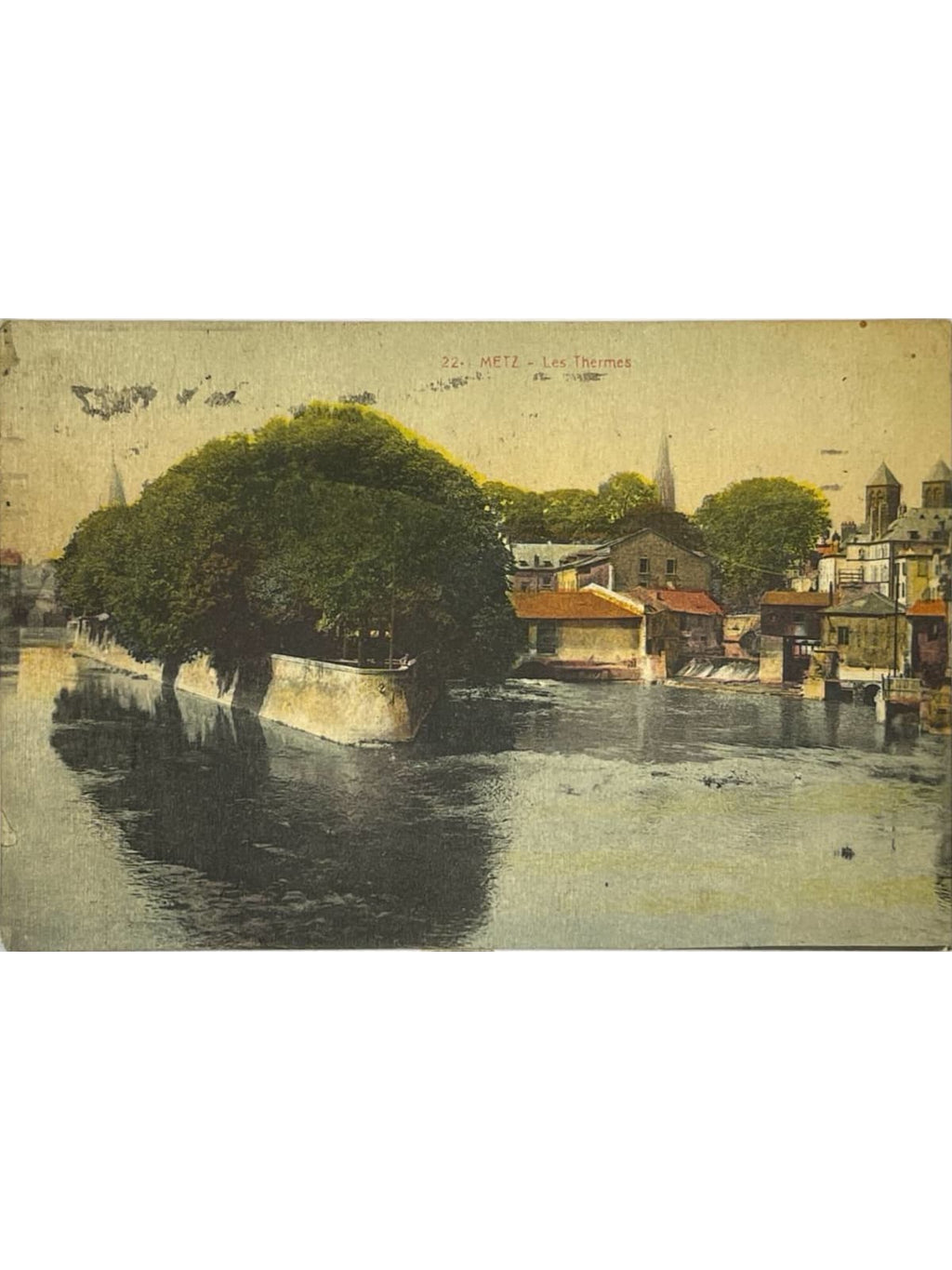 Recto de la carte postale